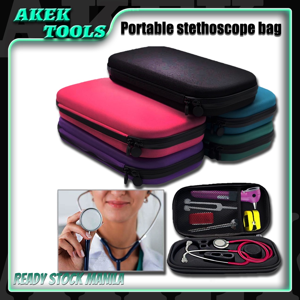 EVA stethoscope storage bag hard shell luggage meshportable travel