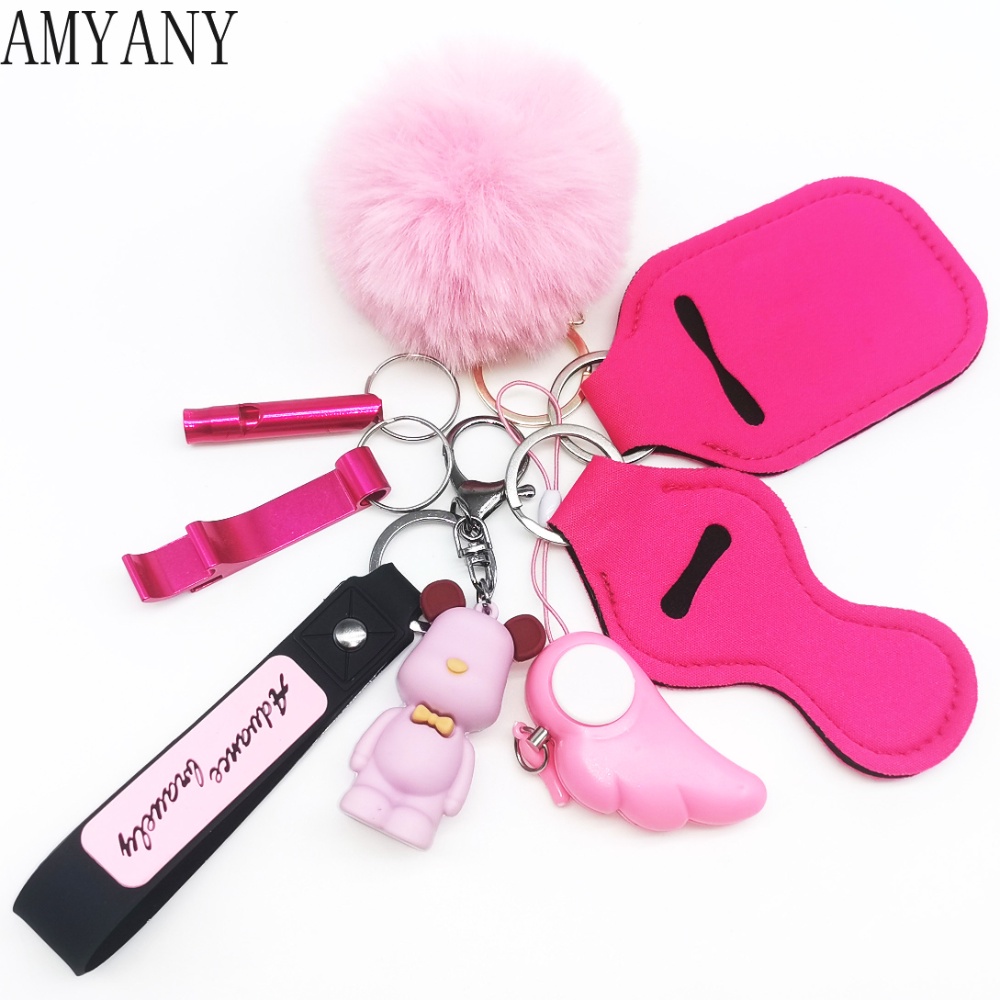 Safety Keychain for Set Women Girl Personal Alarm Mini Product Multi ...