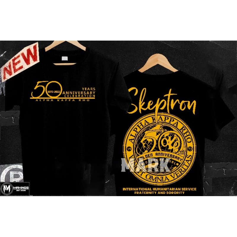 50th anniversary Skeptron shirt with free sticker | Shopee Philippines