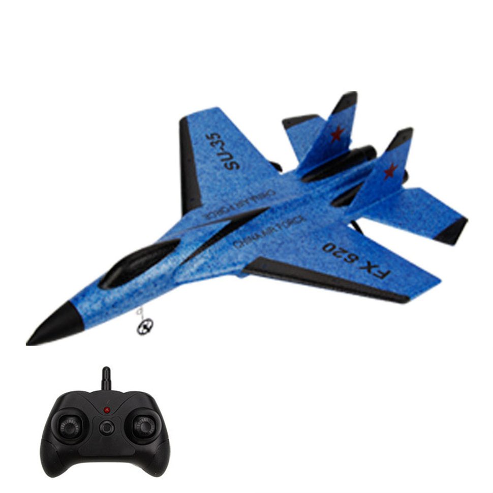 Fx620 Dalawang Channel Su35 Fighter 2.4g Remote Control Sasakyang 