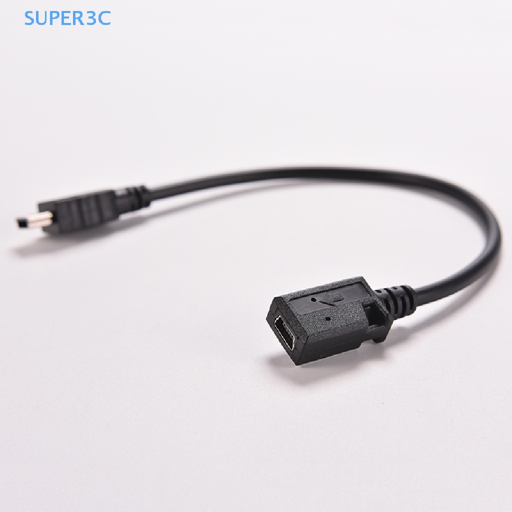 Super3c Mini Usb B 5 Pin Male Plug To Female Jack Extension Data Adapter Cord Cable Hot Shopee 7361