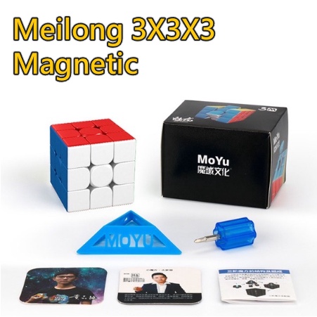 Bukefuno Moyu Meilong 3x3 M Magnetic Stickerless Speed Magic
