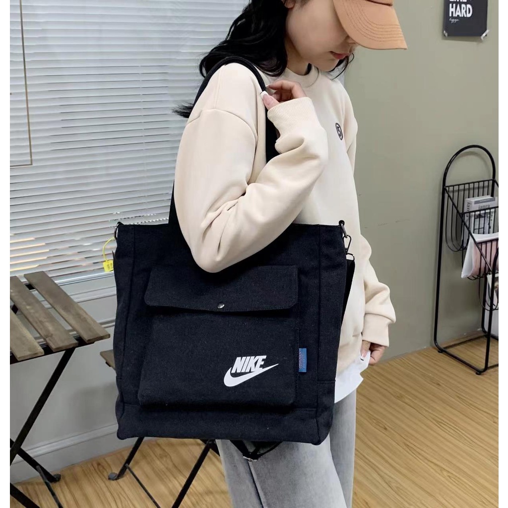 Nike Heritage Tote Bag In Black