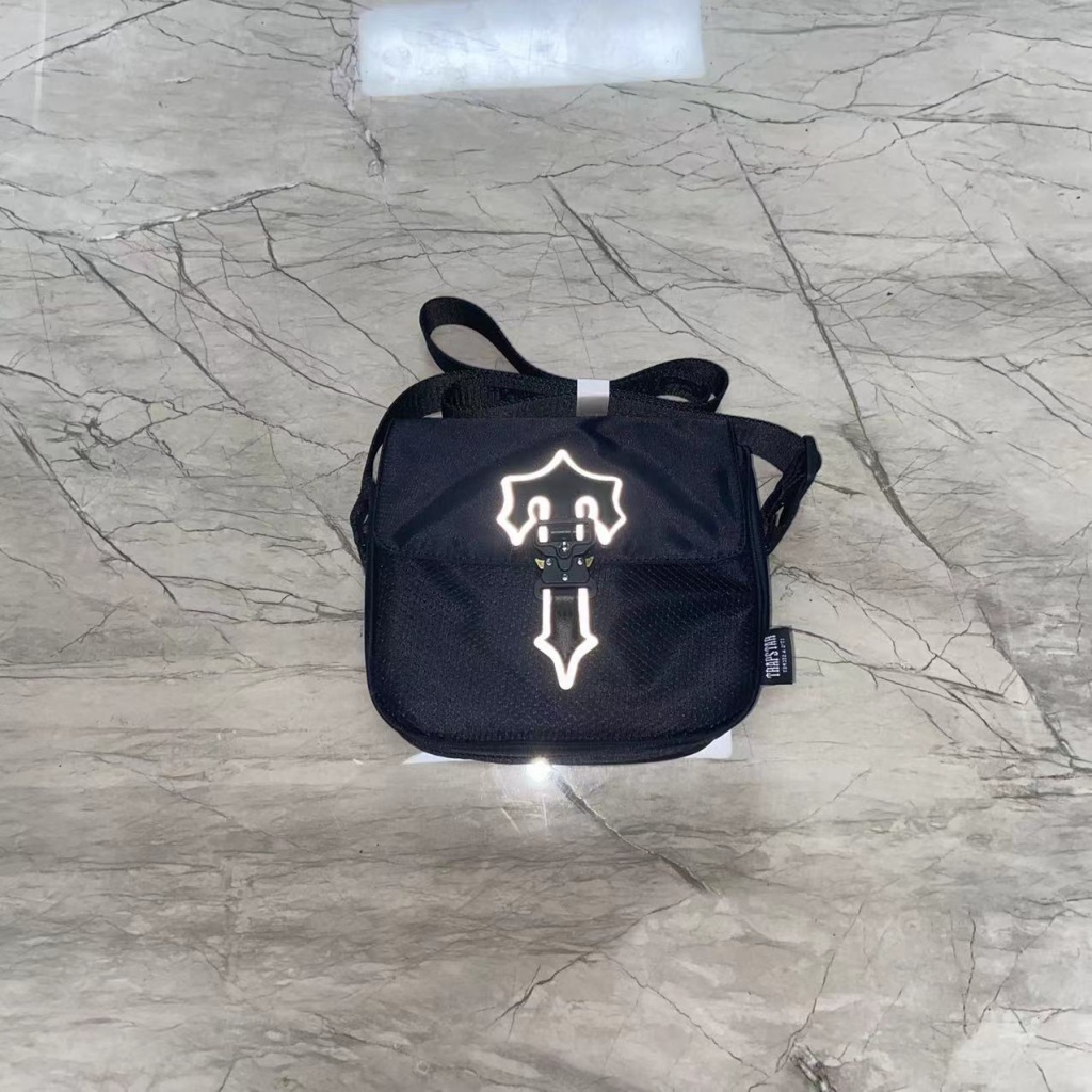 Trapstar Men's Shoulder Bag London Messenger Bag Men's Fashion UK Drill