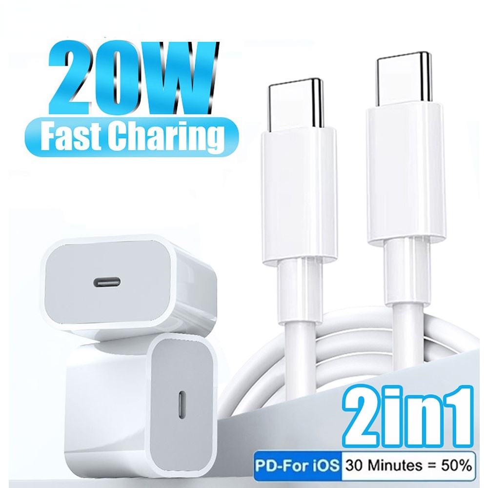20W Fast Charger US Plug Mini Fast Charger Type C Qc 3.0 Quick Charging ...