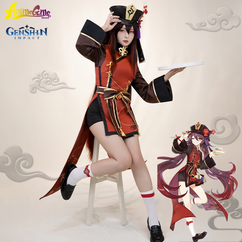 Cosplay Hu Tao Costume Anime Genshin Impact Clothing Game COS Hutao ...