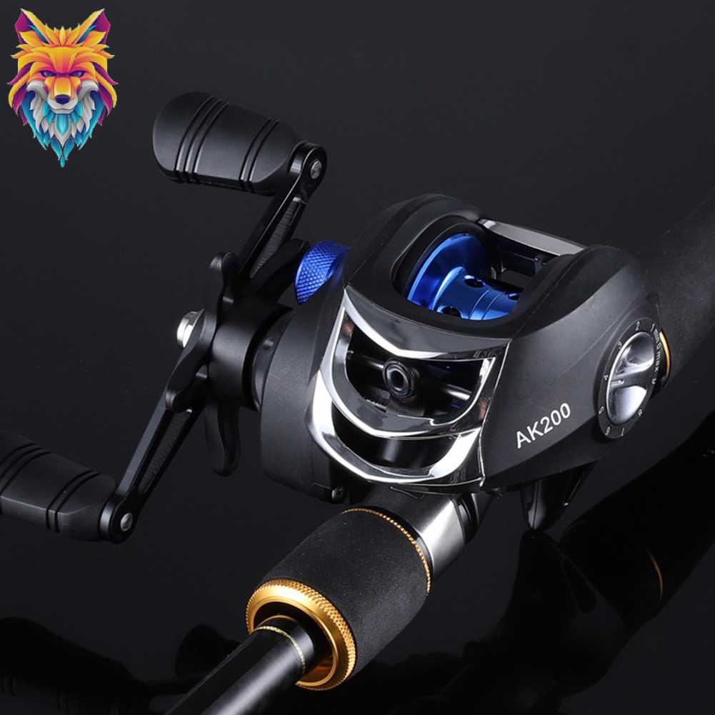 IN STOCK 7.2/1 Low Profile Baitcasting Fishing Reel AntiTangle Casting