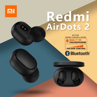 Original New Xiaomi Redmi Airdots 2 TWS Xiaomi Wireless Earphone Bluetooth  5.0 DSP Noise Reduction Tap Control With Mic Handsfree Earbuds