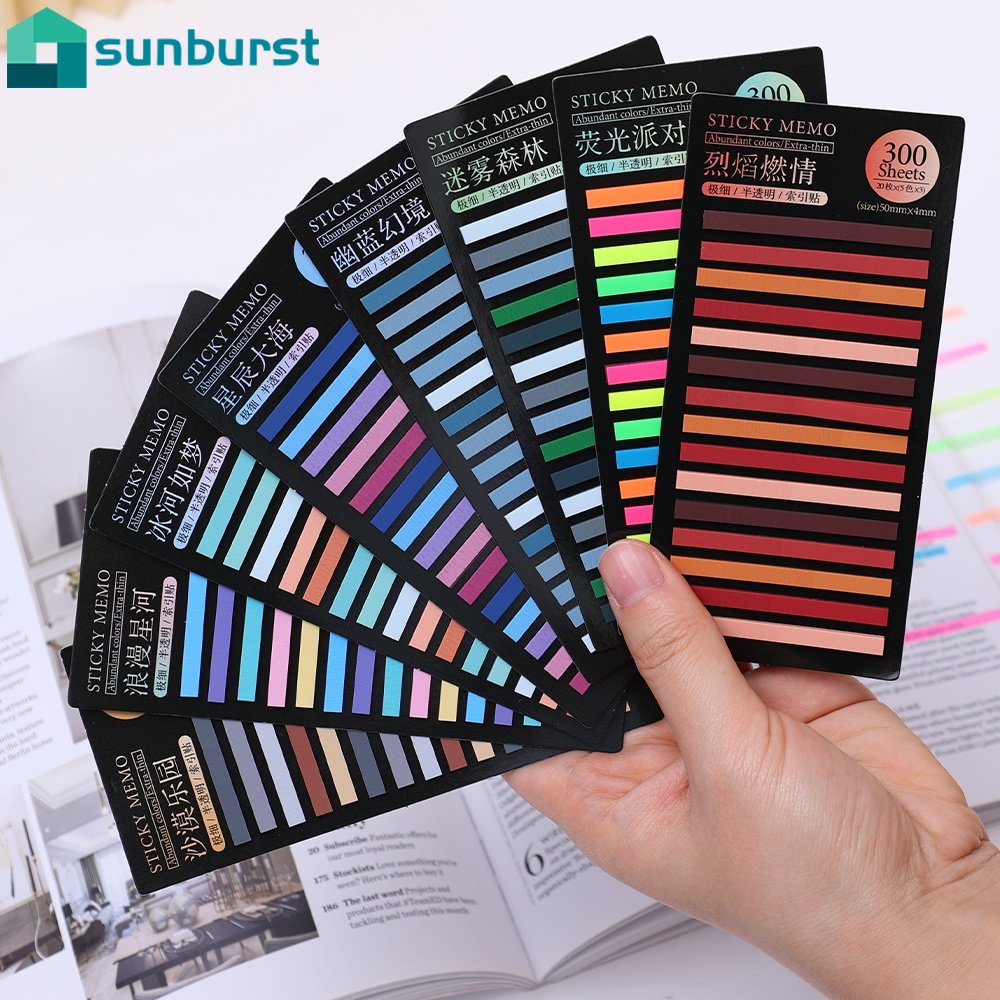 Universal PET Sticker Set 300 Pieces Of Fluorescent Transparent Thin ...