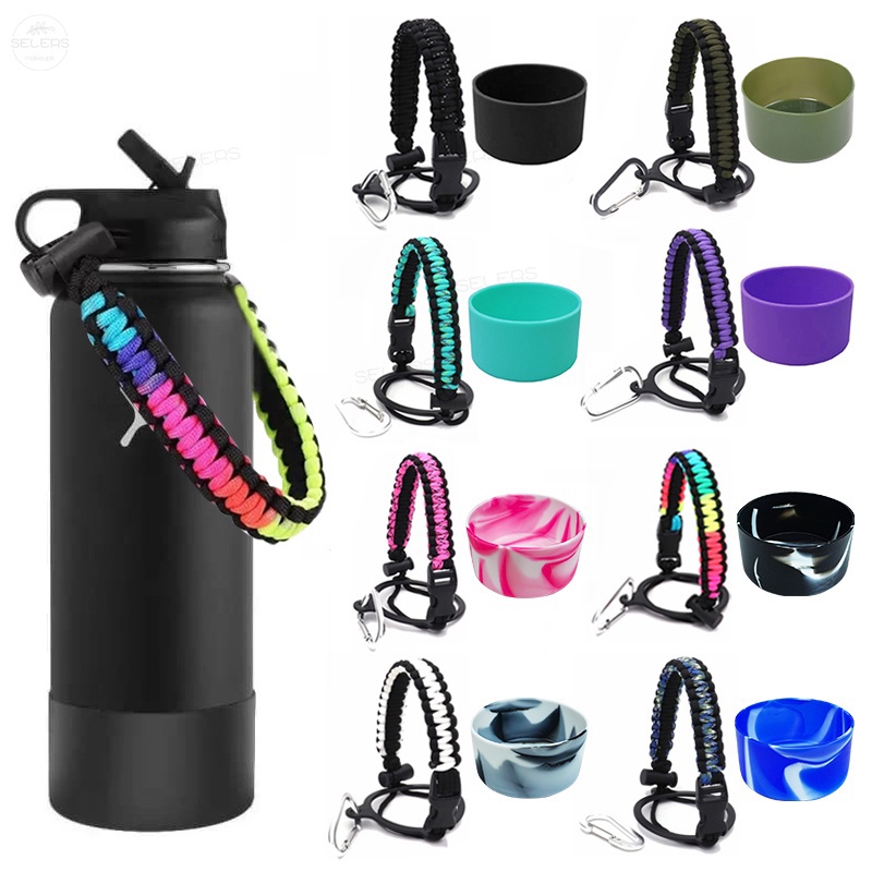 JECOMPRIS 6pcs Silicone Water Bottle Boot - Skid Resistant Bottom Protector Cover For Tumblers - View #8