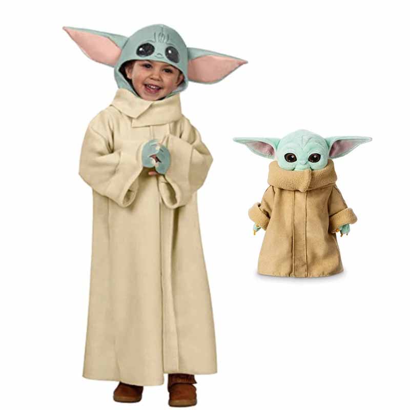 Cute Anime Yoda Baby Costume Christmas Carnival Party Cosplay Clothing ...