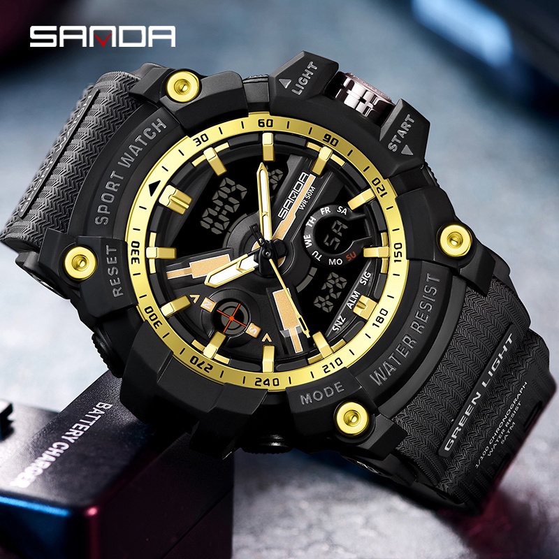 Sandals Fall-resistant Military Multi-display Dial Luminous Luxury ...
