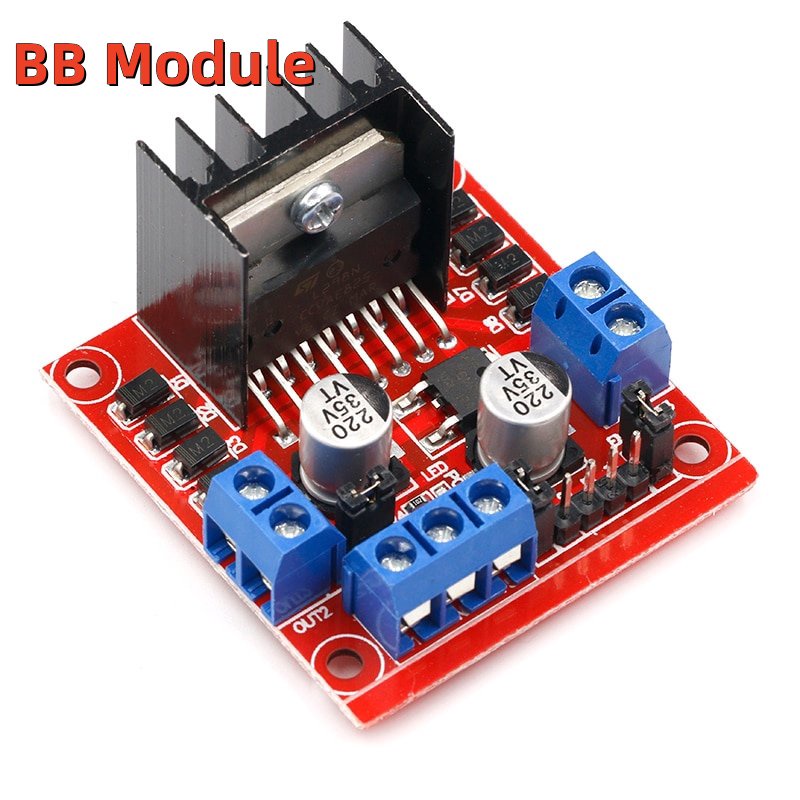 （1/3PCS）L298N driver board module L298 stepper motor smart car robot ...