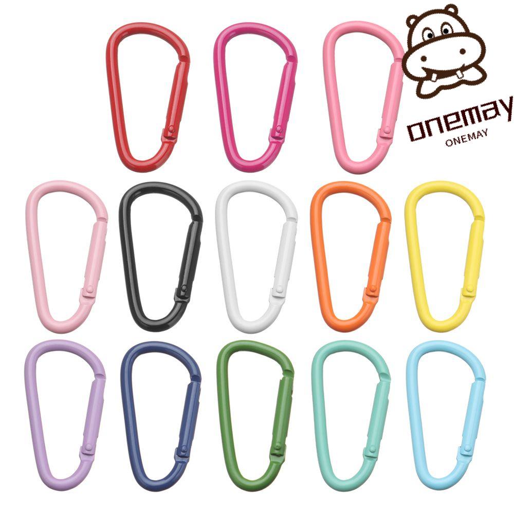 ONE-MAYSHOW 5Pcs Climbing Button New Equipment Safety Alloy Carabiner ...