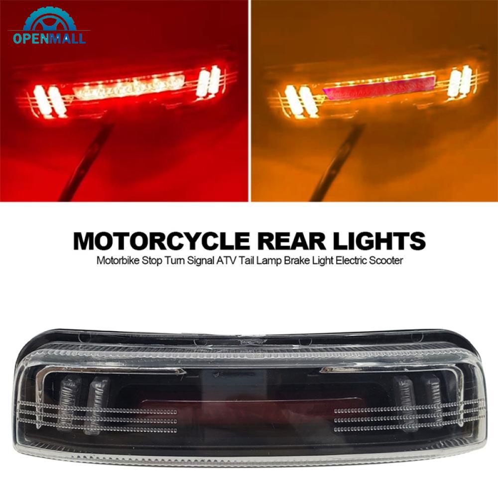OM 1PC 12V Motorcycle Tail Light Rear LED Headlight Electric Motorbike ...