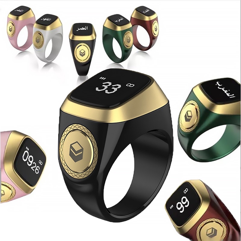 Tasbih cincin Ntmy Smart Tasbih Tally Counter Ring for Muslims Zikr