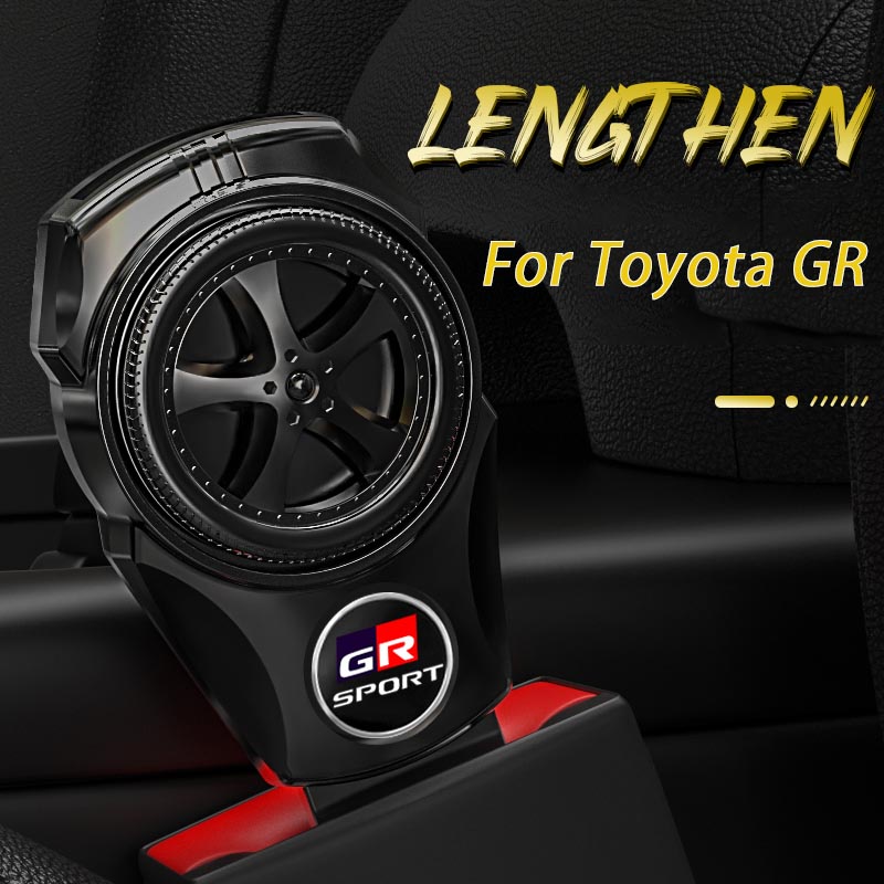 1PC GR Sport Zinc Alloy Seat Belt Muffler Car Seat Belt Extender For