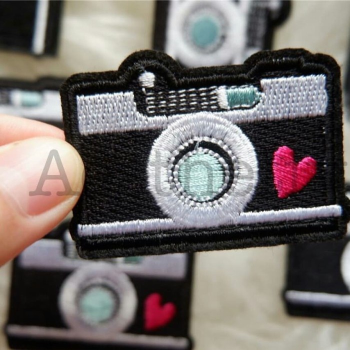 Iron patch/patches/patches/emblem/camera Embroidery | Shopee Philippines