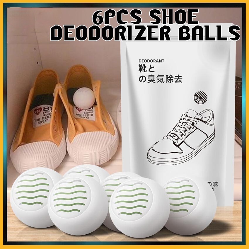 【JP4】6pcs/Pack Shoe Deodorant, Deodorant Spray Ball, Fragrant Foot Odor
