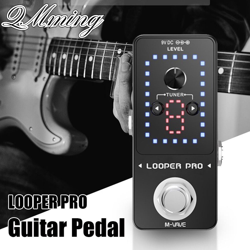 CUVAVE/M-VAVE LOOPER PRO Guitar Loop Effect Pedal 9 Loops Total 40 ...