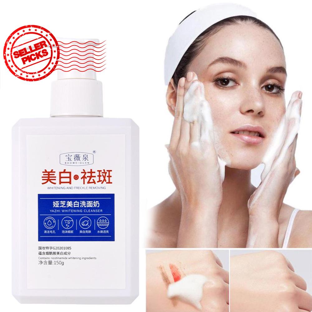 Whitening Facial Cleanser Moisturizing Skin Care Cleansing Foam ...