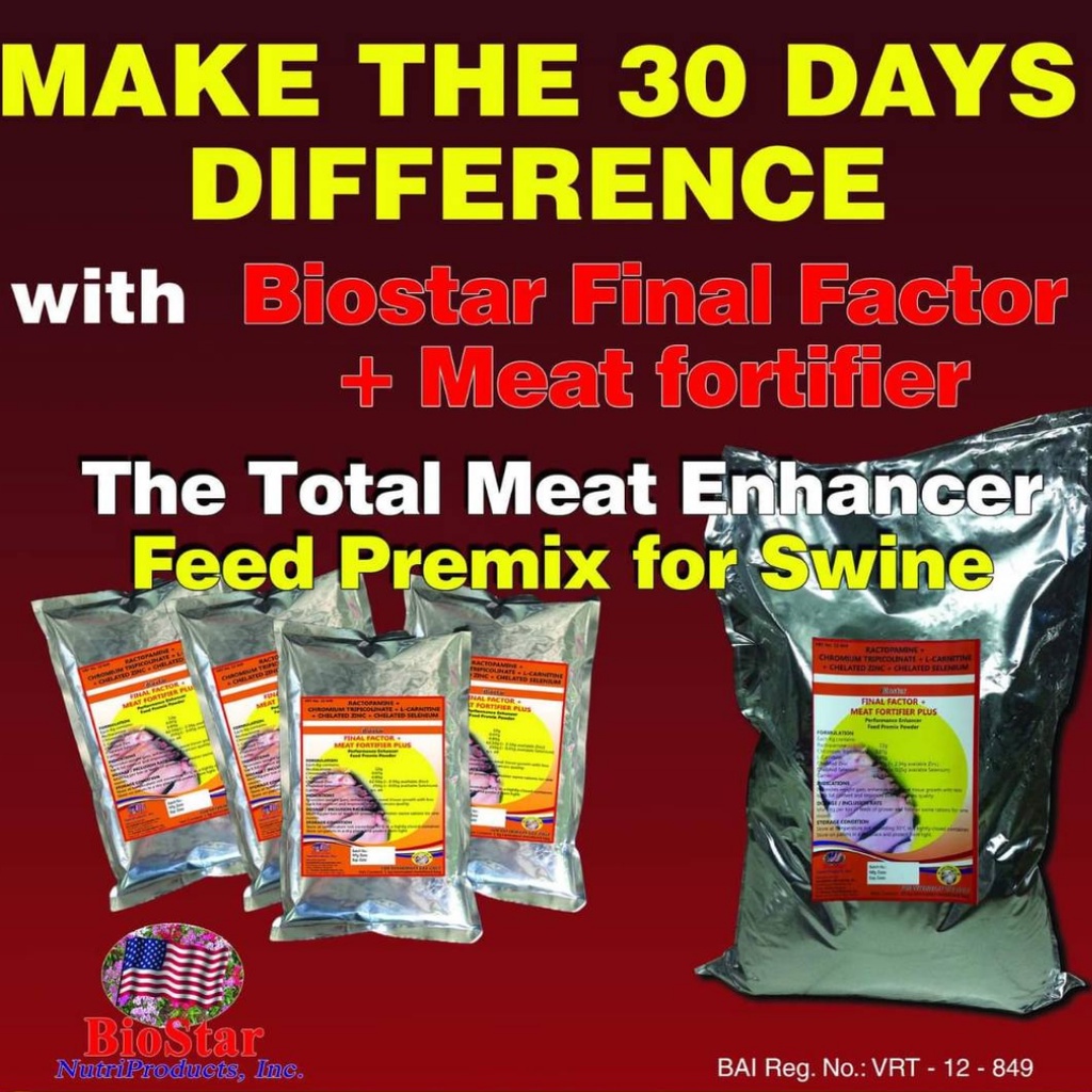200g Head Start Meat Fortifier plus meat enhancer for pigs with ...