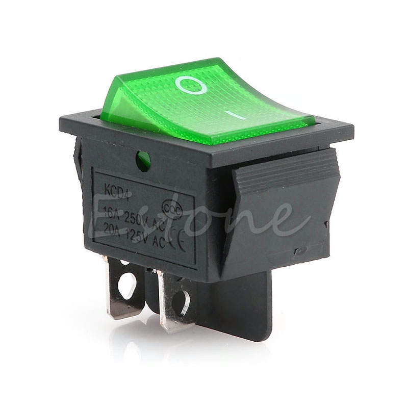cc KCD4 Boat Rocker Switch Hull Shape On Position 4 Pin Miniature ...