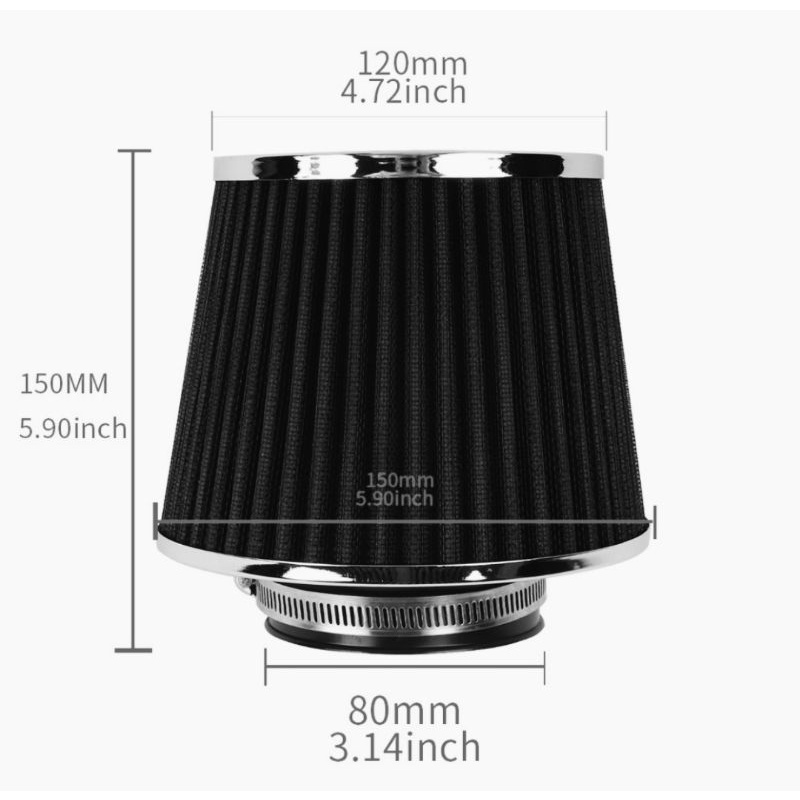 Mushroom Air Filter Hose Full Set Simota Air Intake Pipe High Flow