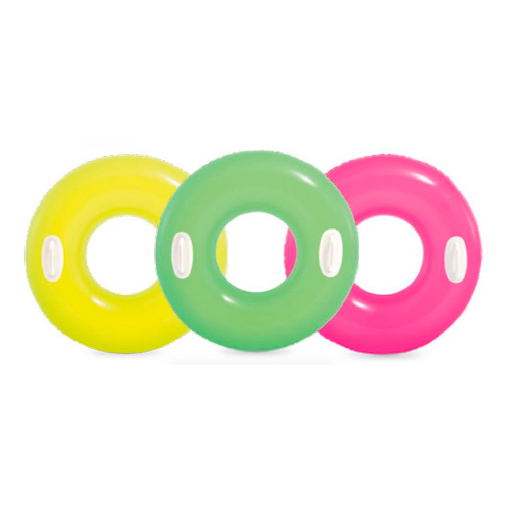 Intex 30 Inches HiGloss Tube Inflatables Swim Ring With Handle