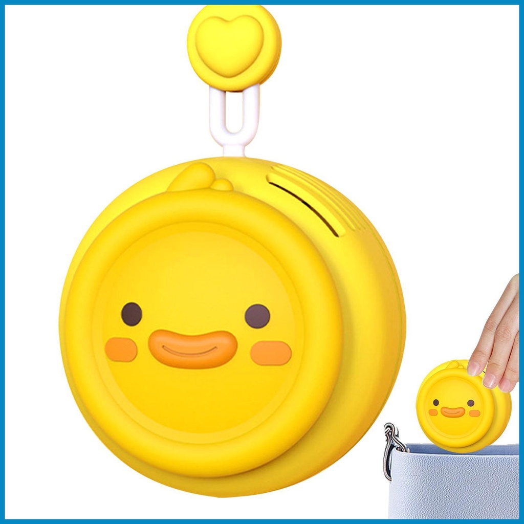 Necklace Fan Rechargeable Cute Animal Hang Neck Fan Mini Portable Fan ...