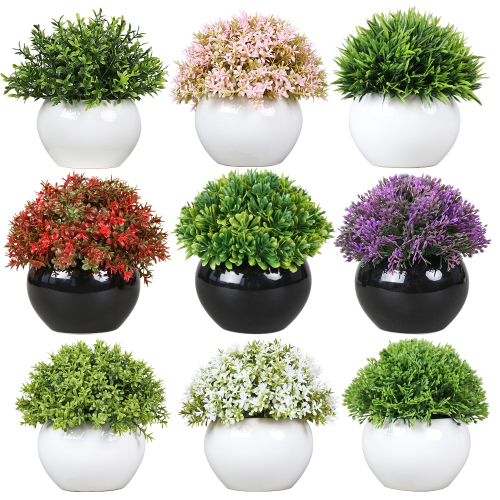 21models(Flower + Pot )Artificial Plant Potted Grass Potted Plants