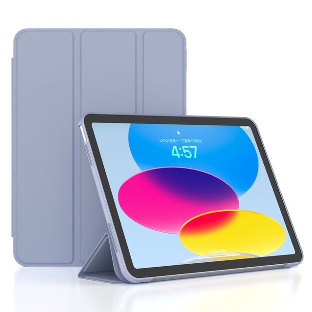Custodia Smart Cover Magnetica Per IPad Air 1/2 E IPad 9.7 5a/6a Generazione - Leggera E Rigida Con Funzione Sleep/wake (Rosa Traslucido)