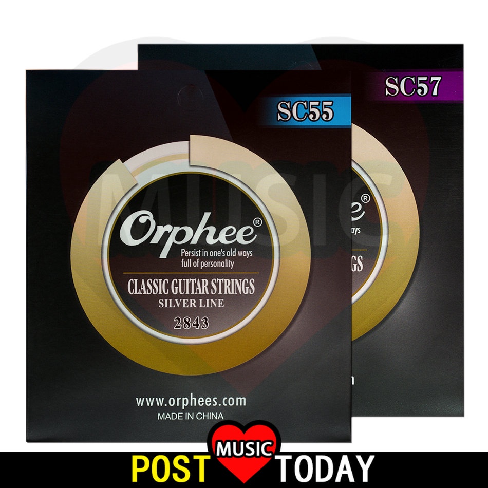 Orphee SC Series Classical Guitar String Imported Clear Nylon Silver