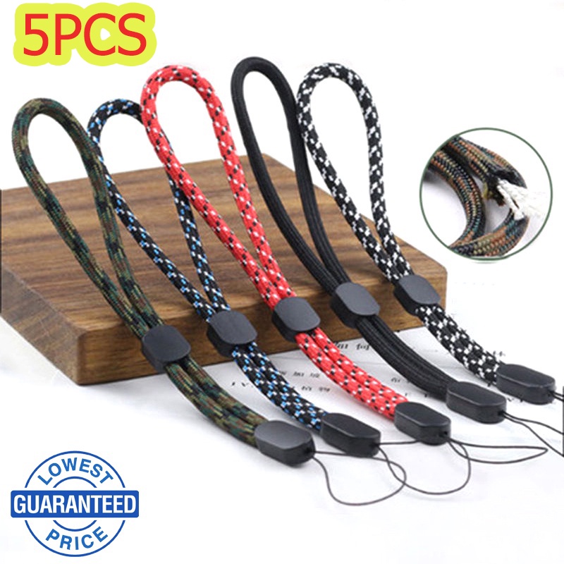 Adjustable Short Strap Lanyard Mobile Cell Phone Camera Speaker Key ...