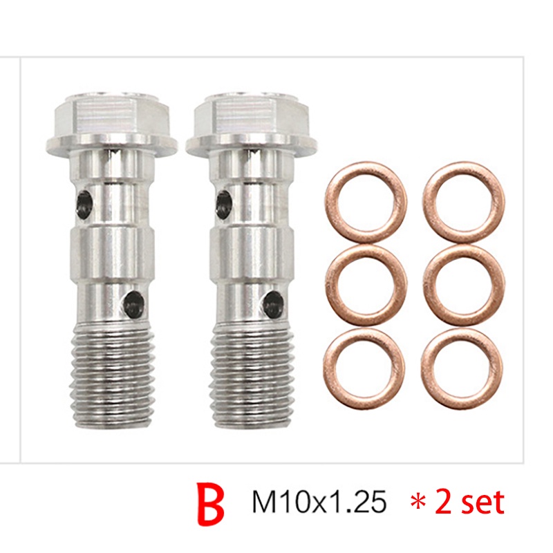 10 Mm Banjo Fitting Brake Banjo Bolt & Bleed Nipple – 10mm X 1mm
