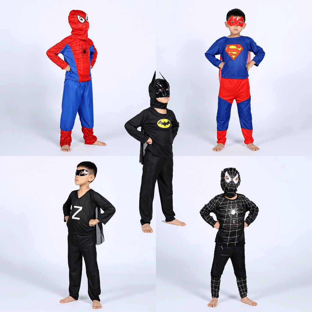 Halloween Kids Super Hero Cosplay Costumes Jumpsuit Super Boys Children ...