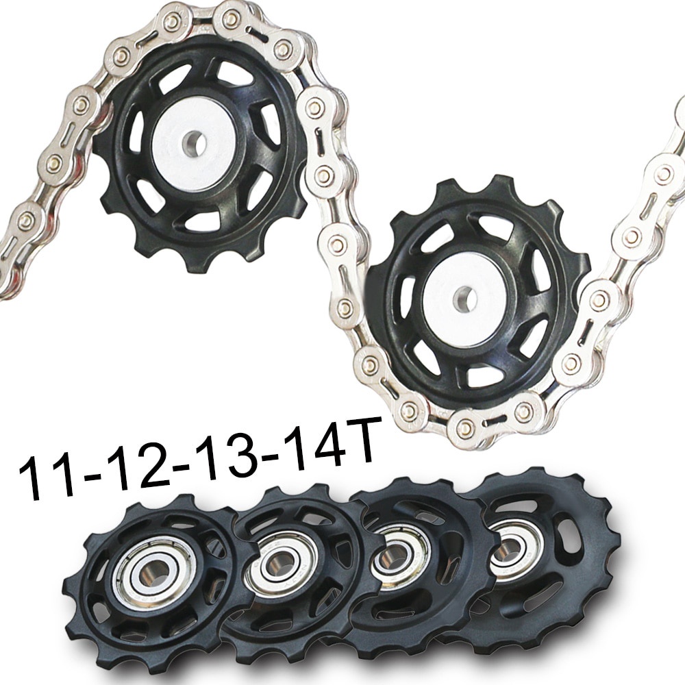 Bike Rear Derailleur Jockey Wheel Pulley Wheel 11T/13T Guide Wheel For