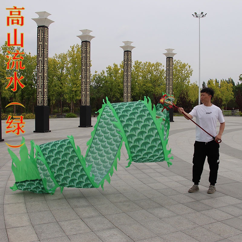 Fitness Dragon Dance Dragon Ribbon Dragon Satin Outdoor Exercise Middle ...