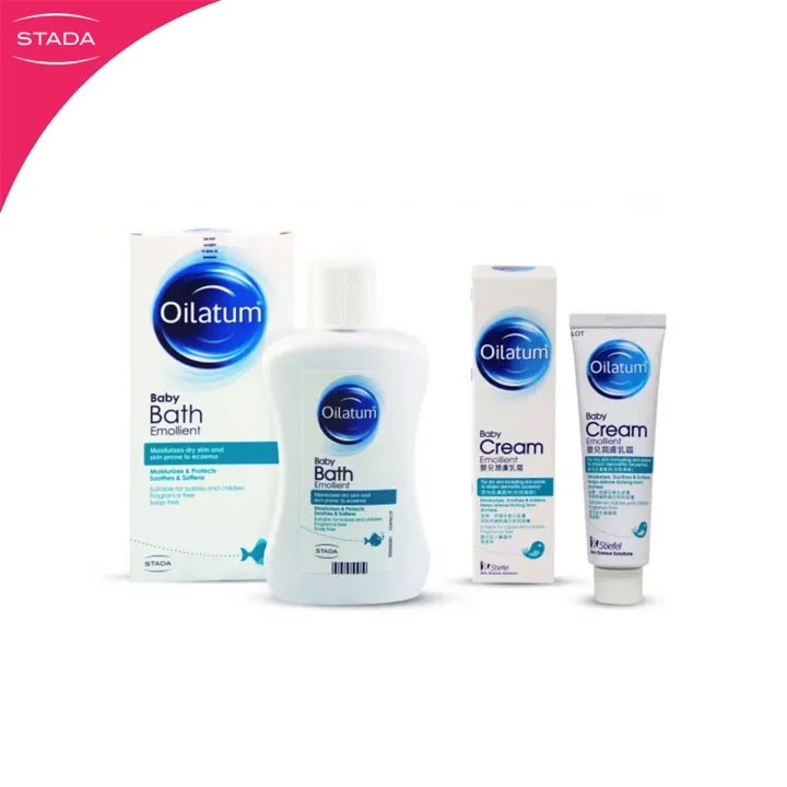 Oilatum Stada Baby Hygiene Bundle (Bath Emollient 150ml + Baby Cream