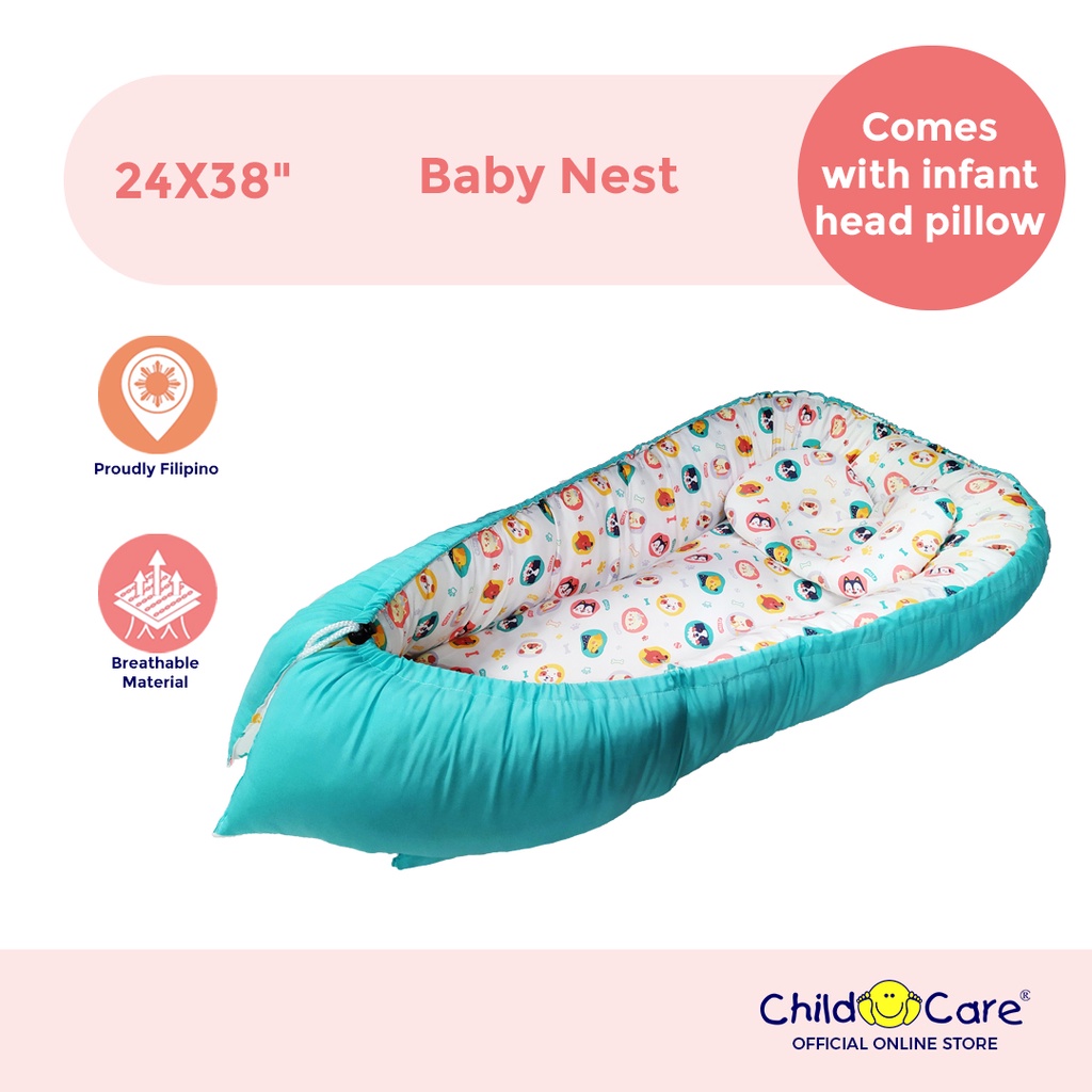 Child Care Crib Nest (Baby Nest) (Newborn Bedding) (Adjustable Baby Bed