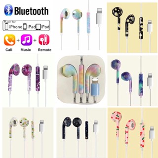 8 Pin Wired Earphones Bluetooth Headphones For iPhone 14 13 12 11 Pro Max  XS 7 8