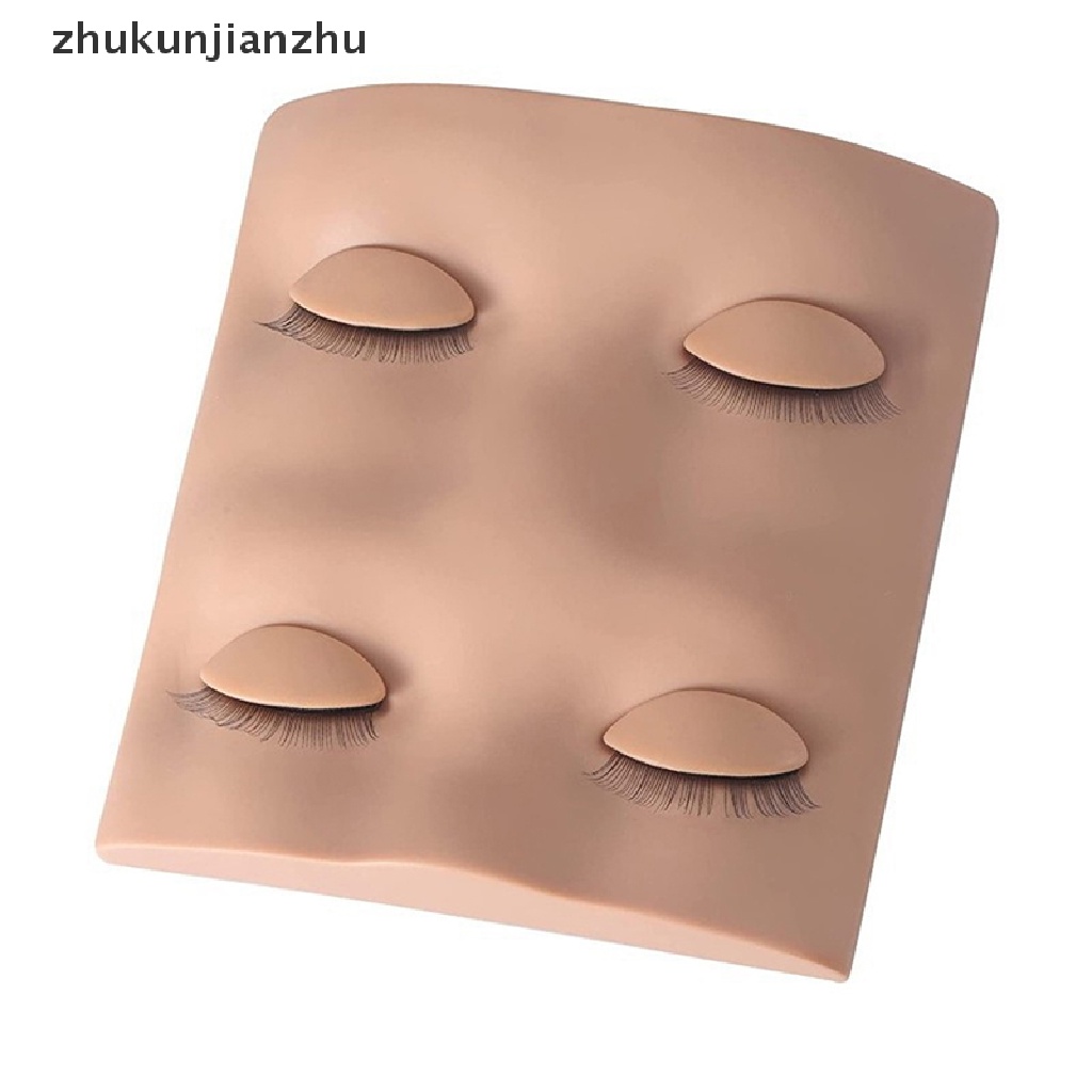 zhukunjianzhu Eyelash Mannequin Head Exercises Removable Eyelids Eyelid Mannequin for Starter PH