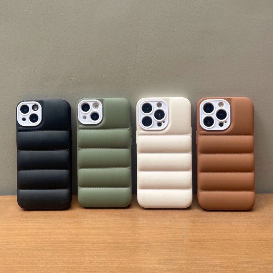 Fashion Down Jacket Soft Silicone Phone Case For iPhone 13 11 12 Pro ...