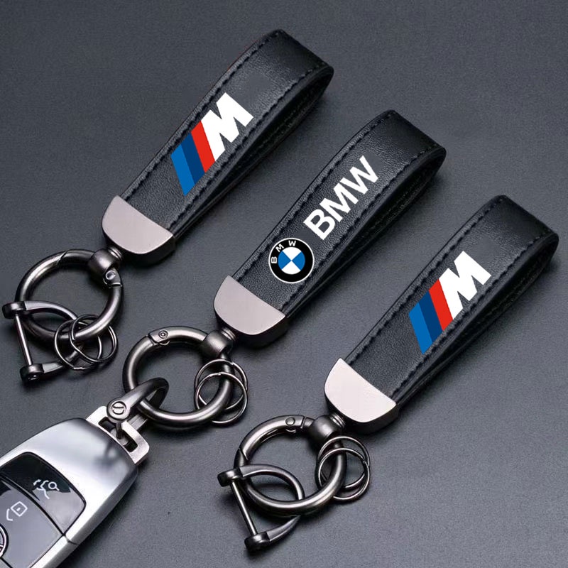 BMW Car Keychain High Grade Leather High Quality Key Chain For M Performance E46 E39 E60 E90 E92 E91 E84 E85 F20 F40 F30 F10 F45 F48Lci F15 F25 G01 G02 G05