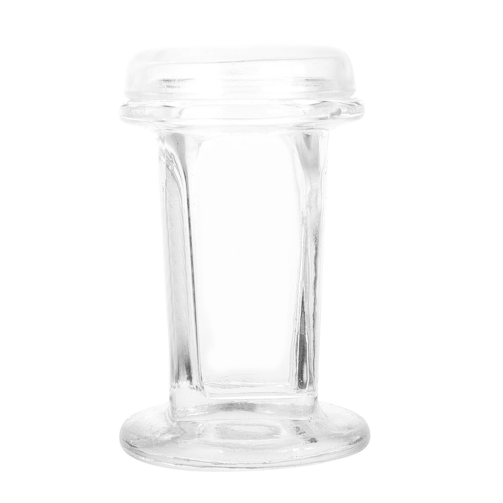 [READY STOCK] Glass Container Staining Jar 5-Slide Capacity Tank Round ...