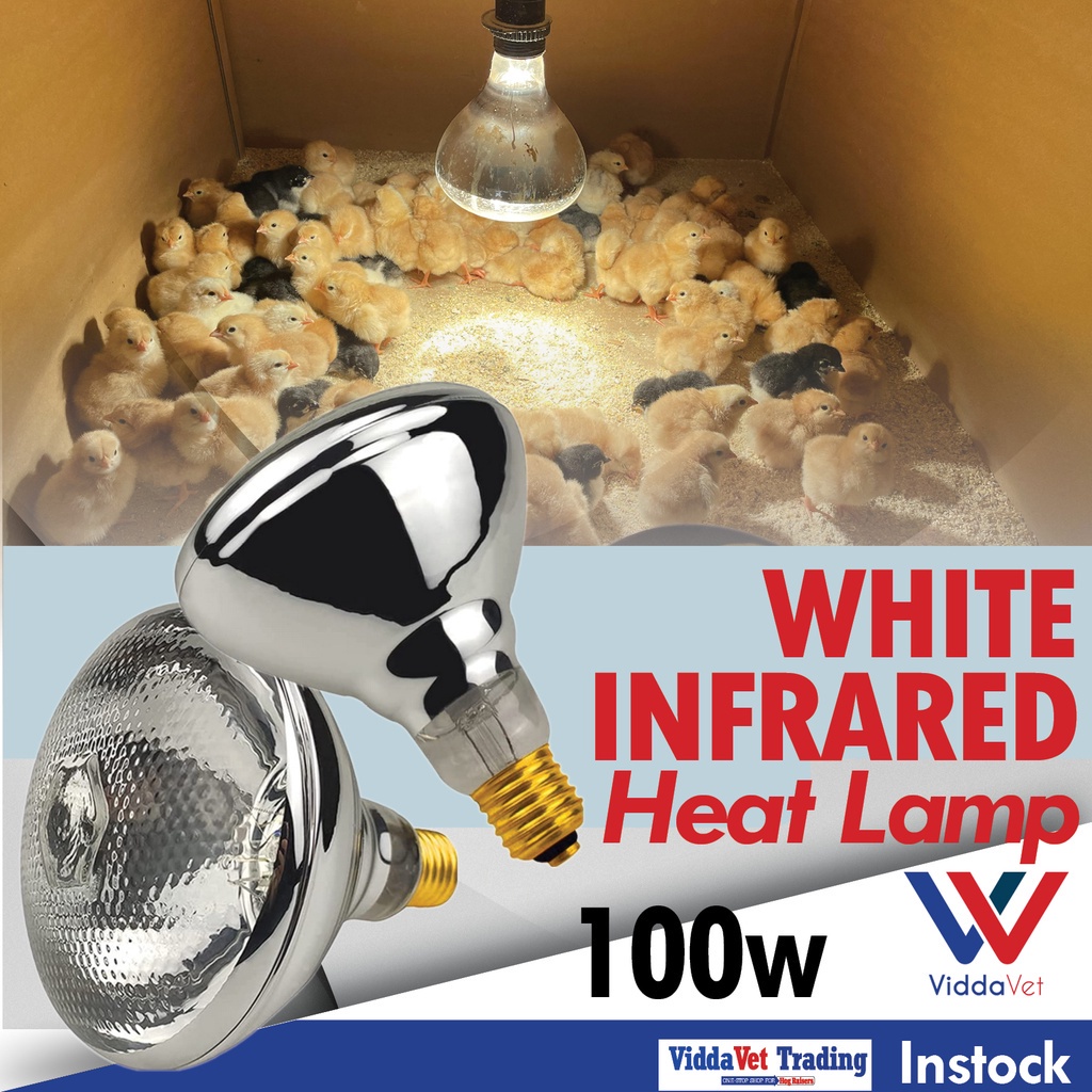 Infrared light bulb 100 watts infrared heat lamp bulb for chicks