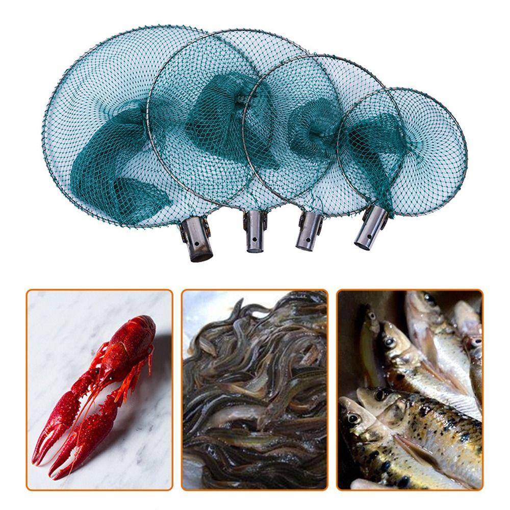 CENPAI Fly Fishing Net Shrimp Mesh Cage Fishing Trap Nylon Dip Net ...