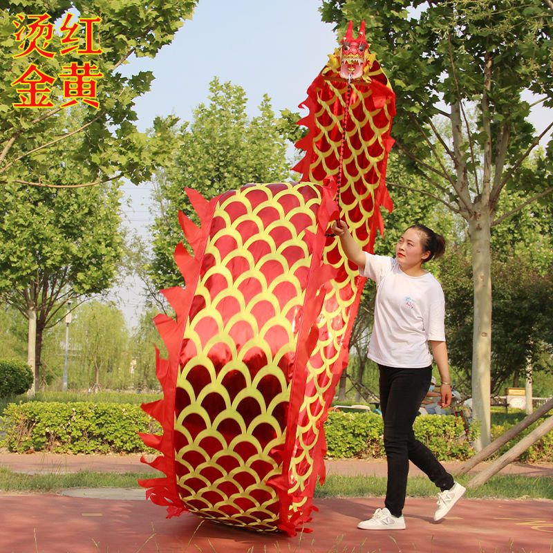 Fitness Dragon Dance Dragon Ribbon Dragon Satin Outdoor Exercise Middle ...