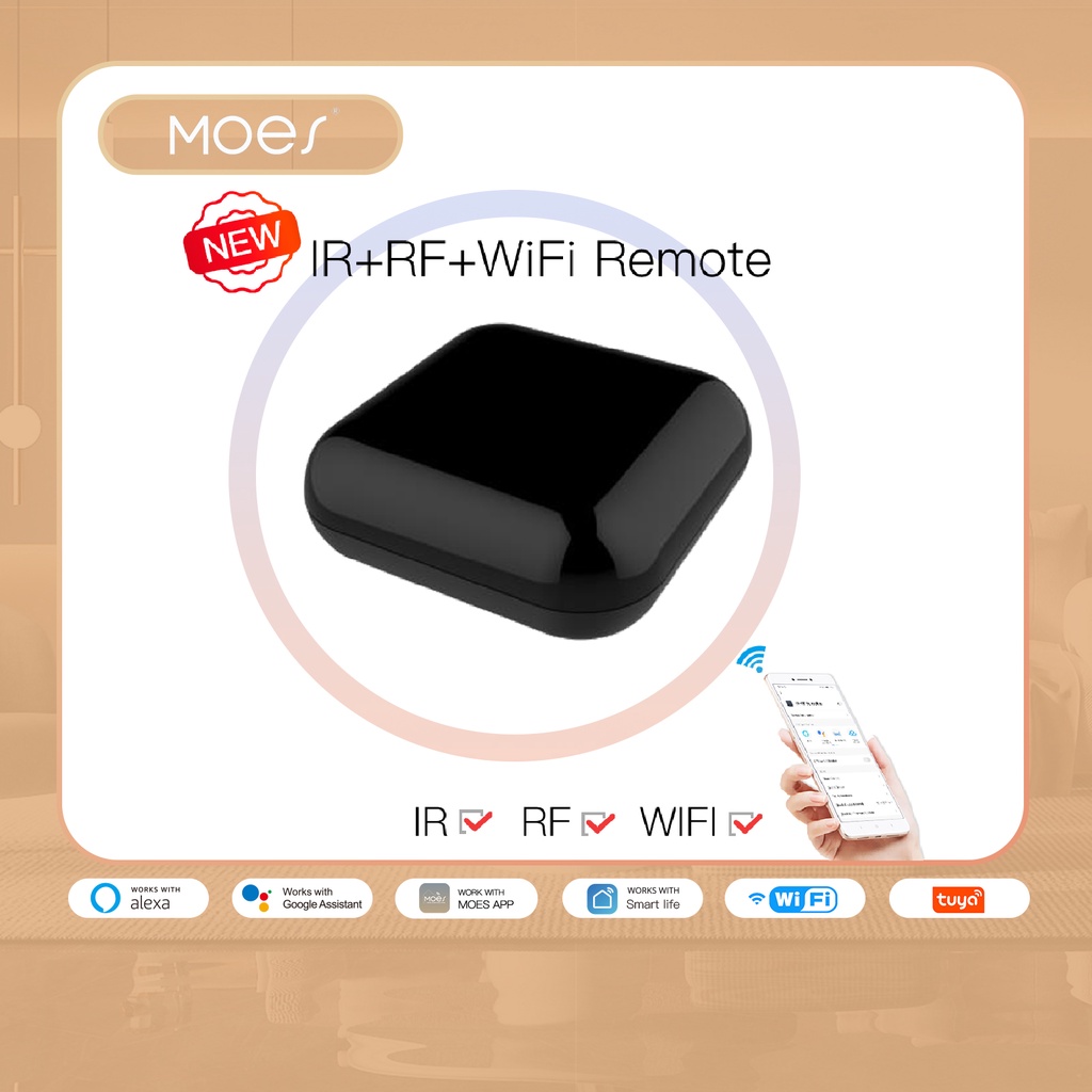 MOES New WiFi RF IR Universal Remote Controller RF Appliances