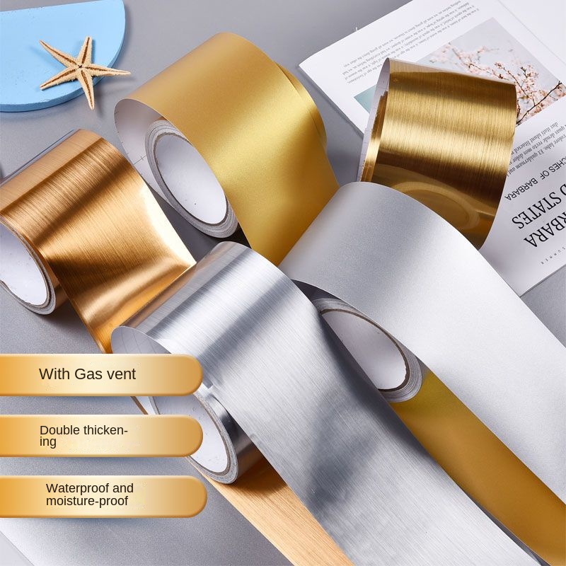 Extra Thick Waterproof Skirting Line Wall Self-Adhesive Sticker Window ...